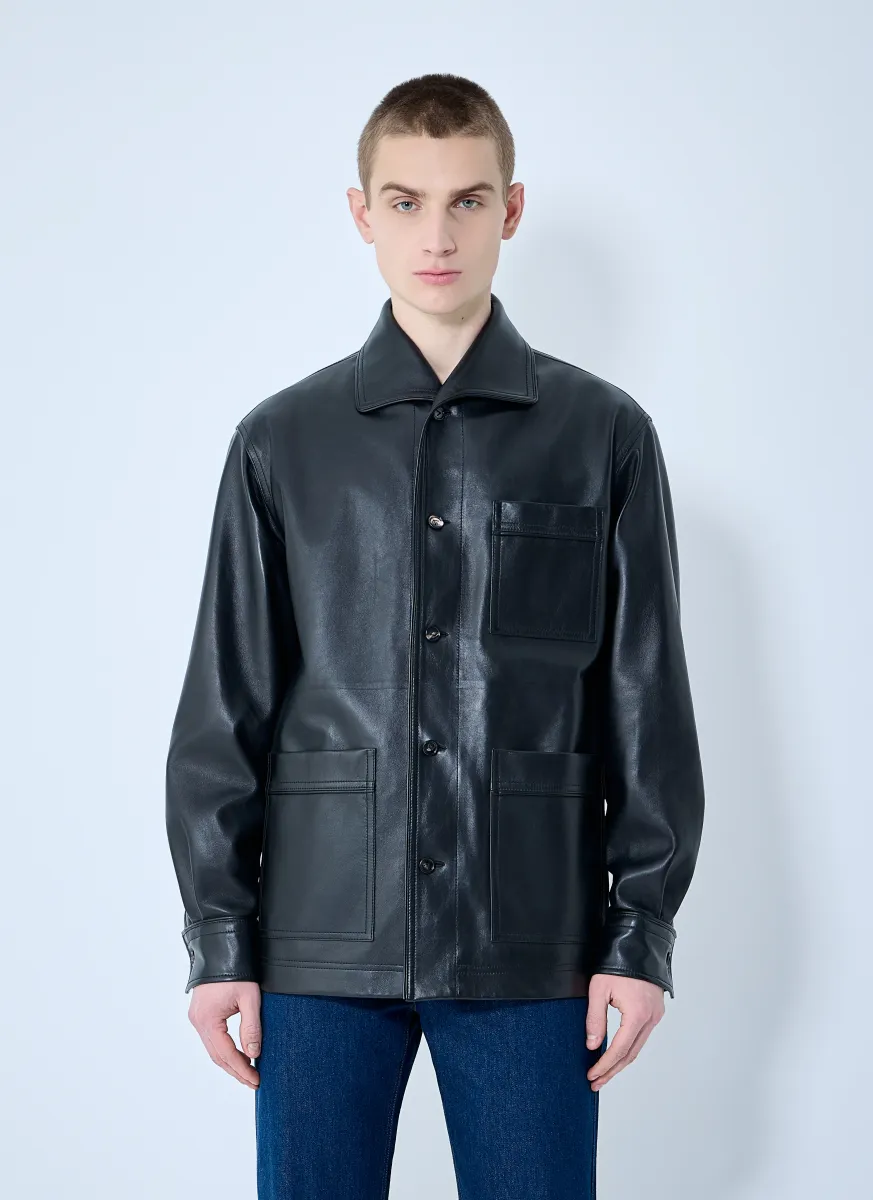 Leather Pyjama Shirt