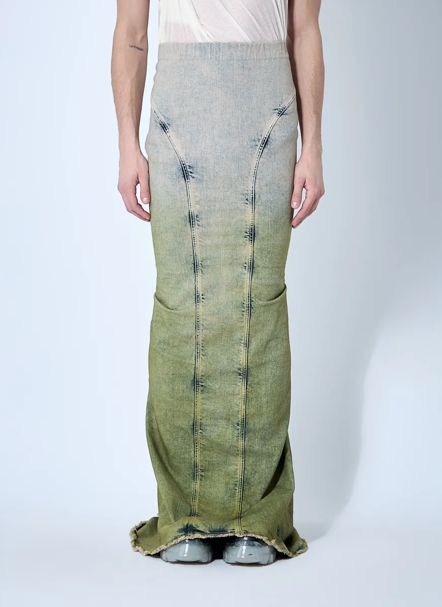 Acid Degrade Al Maxi Skirt