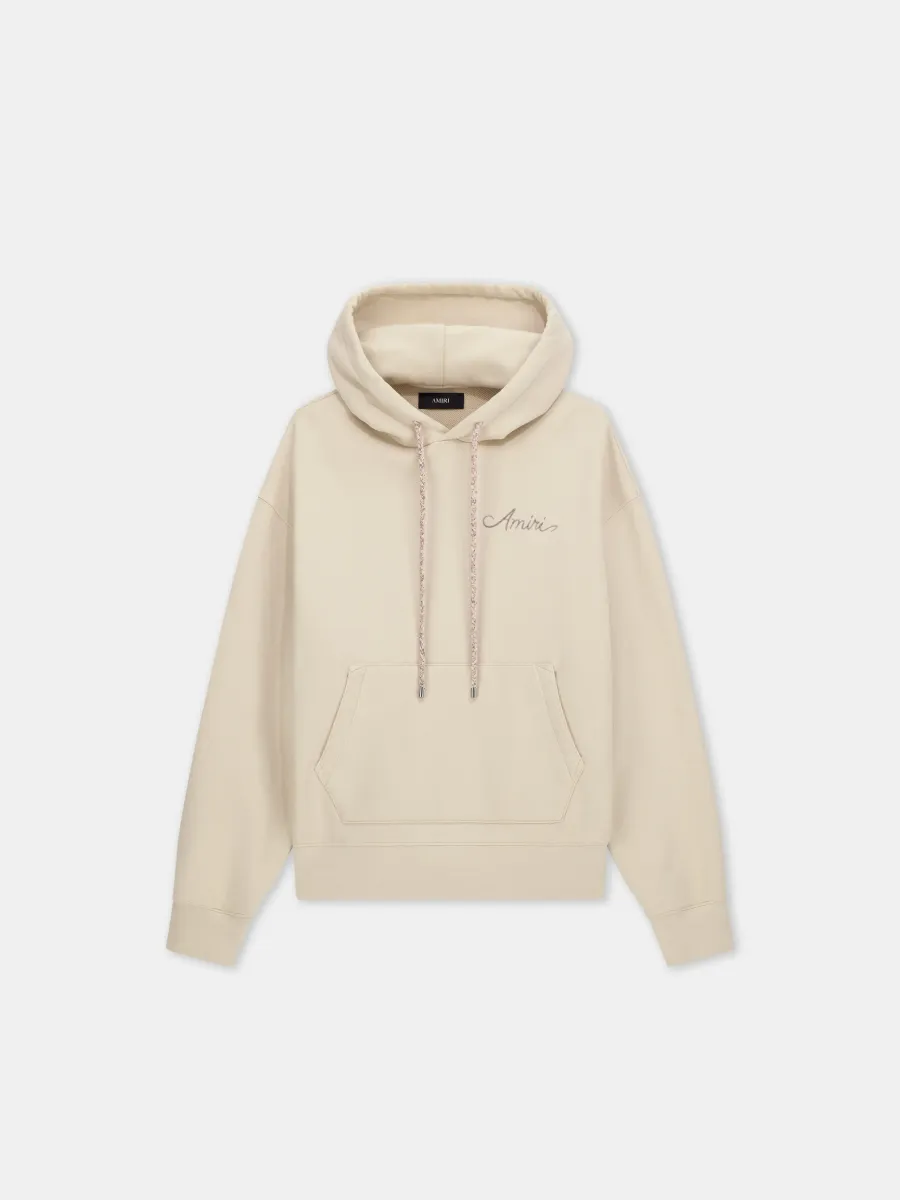 MA QUAD CHECKERBOARD HOODIE - Alabaster