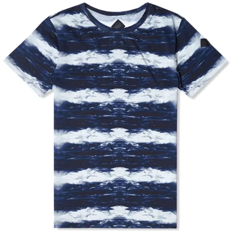 W Stripe Print Tee