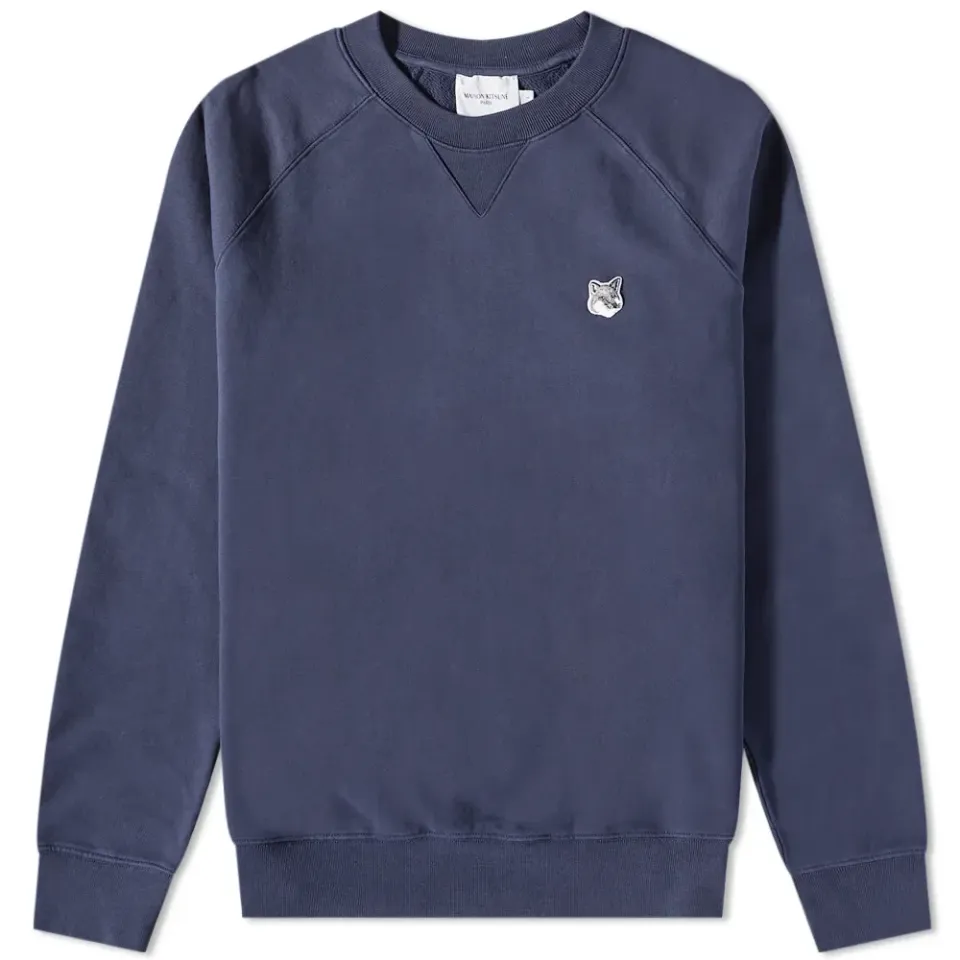 Grey Fox Head Patch Classic Sweat
