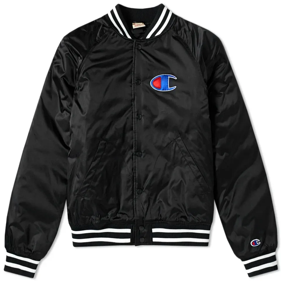 Nylon Varsity Jacket