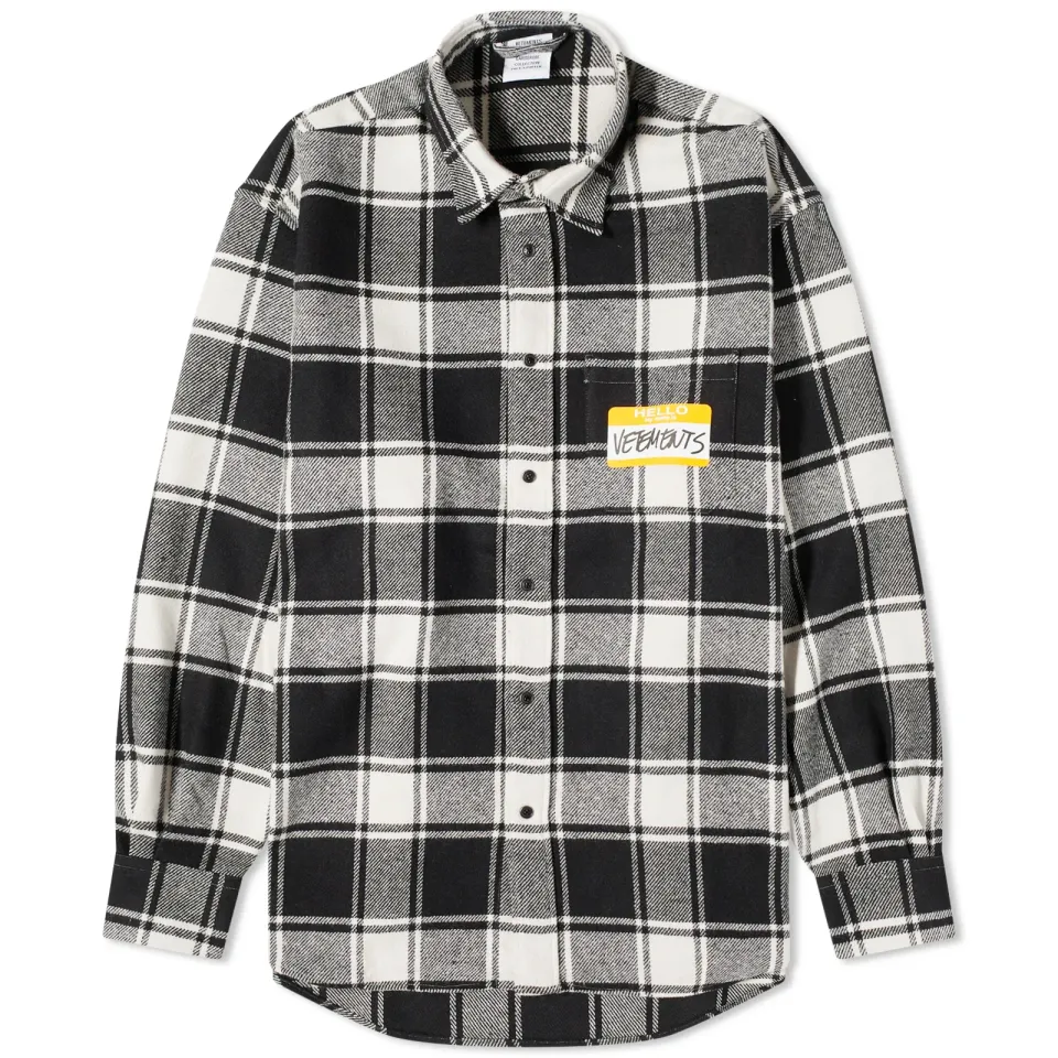 My Name Is Flannel Shirt