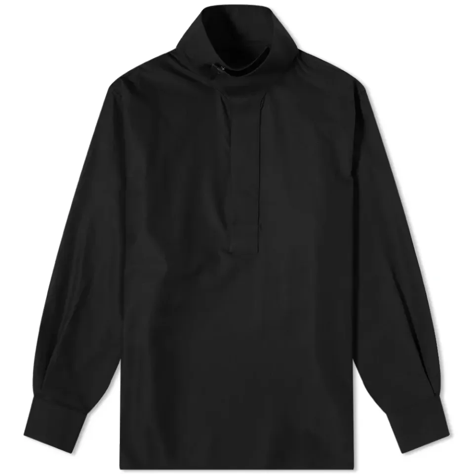 Funnel Neck Oversized Shirt