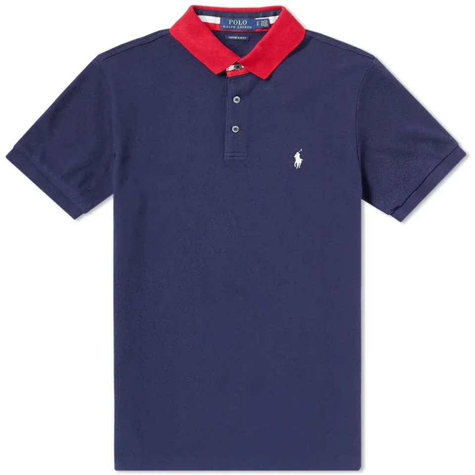 Contrast Colour Polo