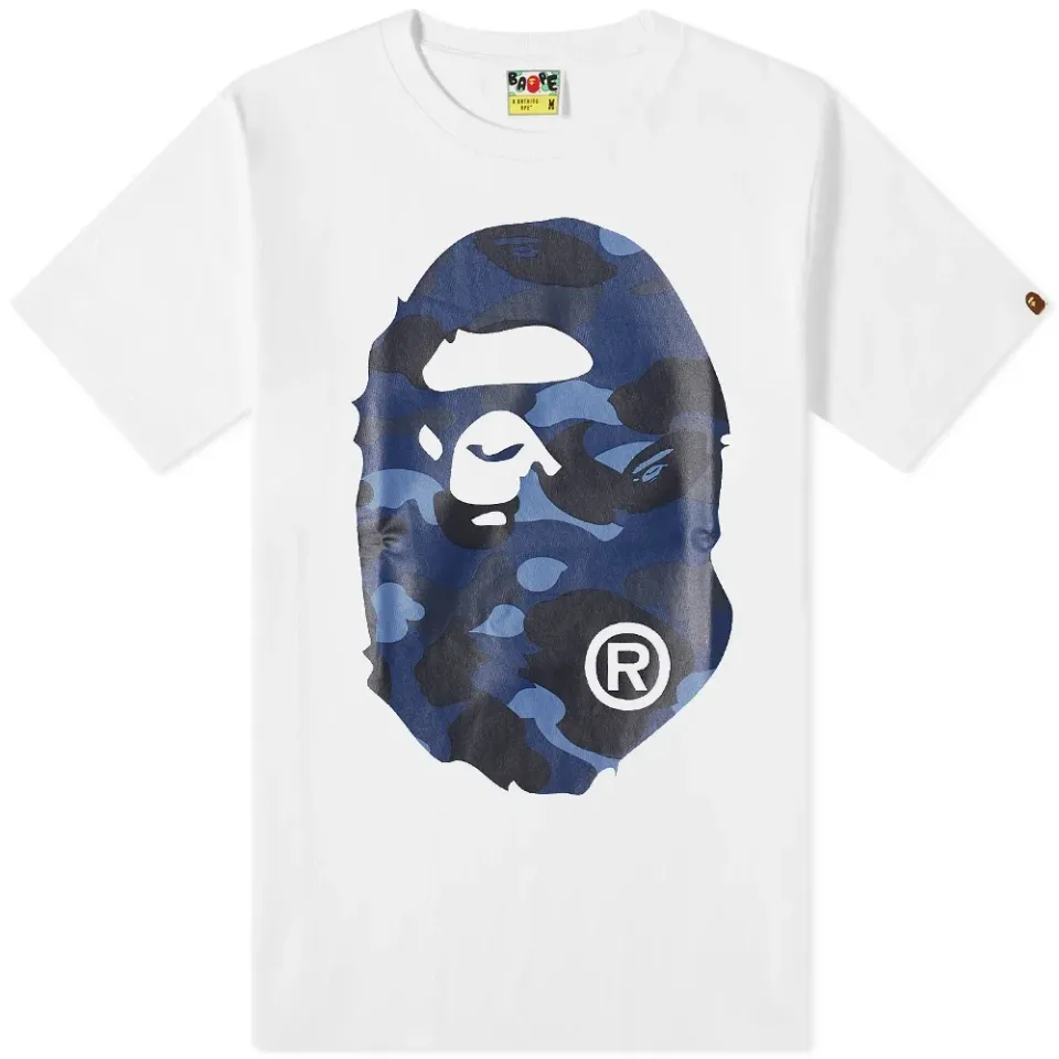 Color Camo Big Ape Head T-Shirt