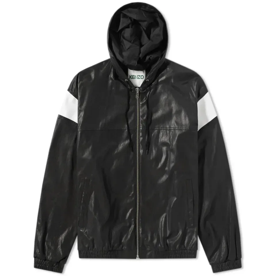 Lambskin Hooded Leather Jacket