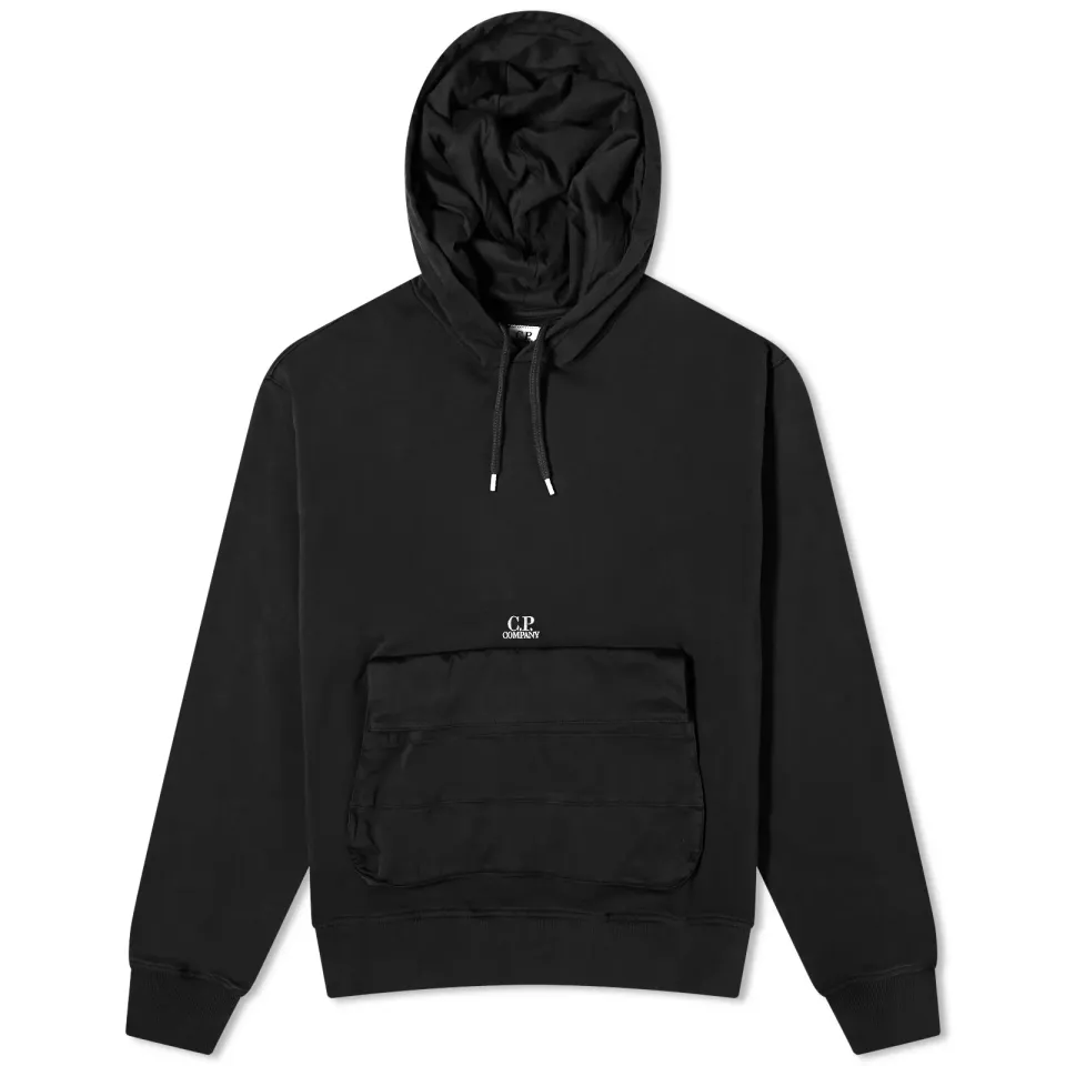 Nylon Pocket Popover Hoody
