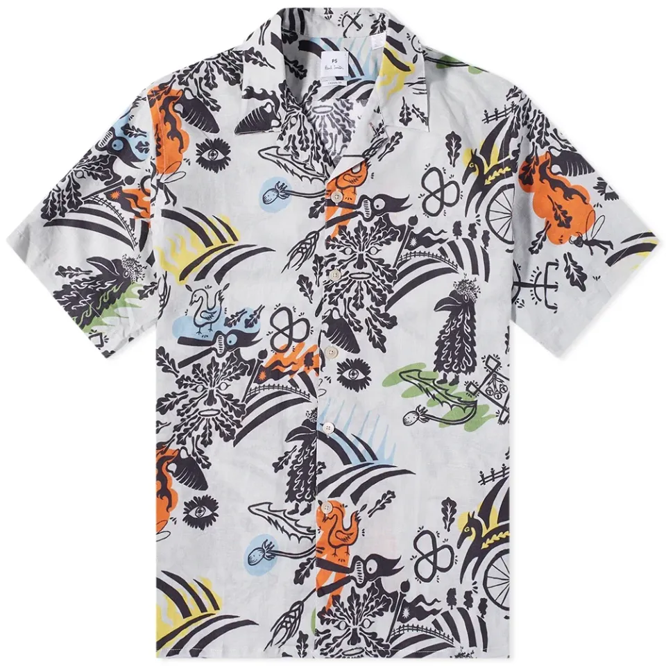 Multi Print Vacation Shirt