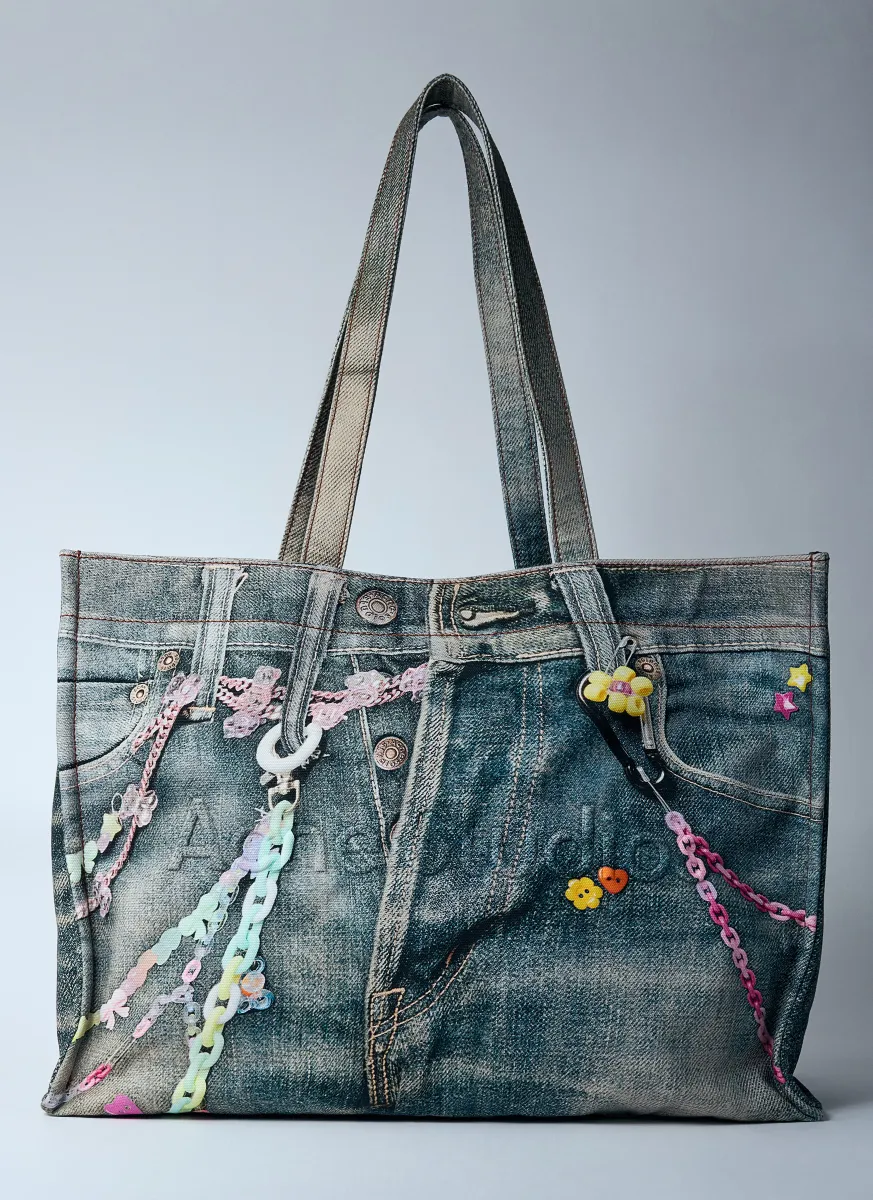 Logo Shoulder Tote Bag