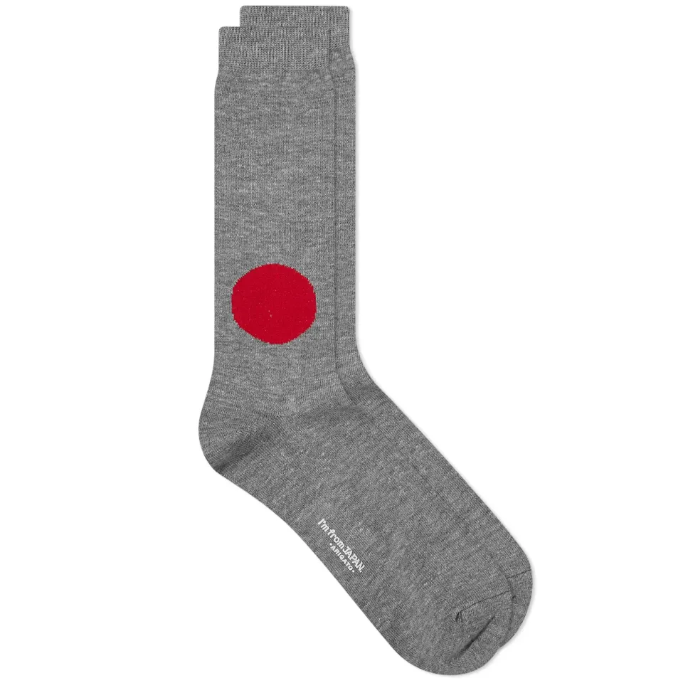 Japanese Flag Sock