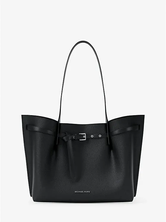Emilia Large Pebbled Leather Tote Bag