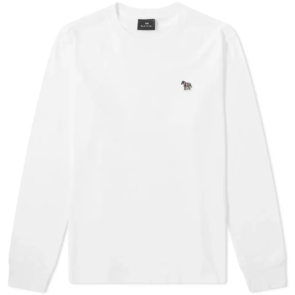 Long Sleeve Zebra Logo Tee