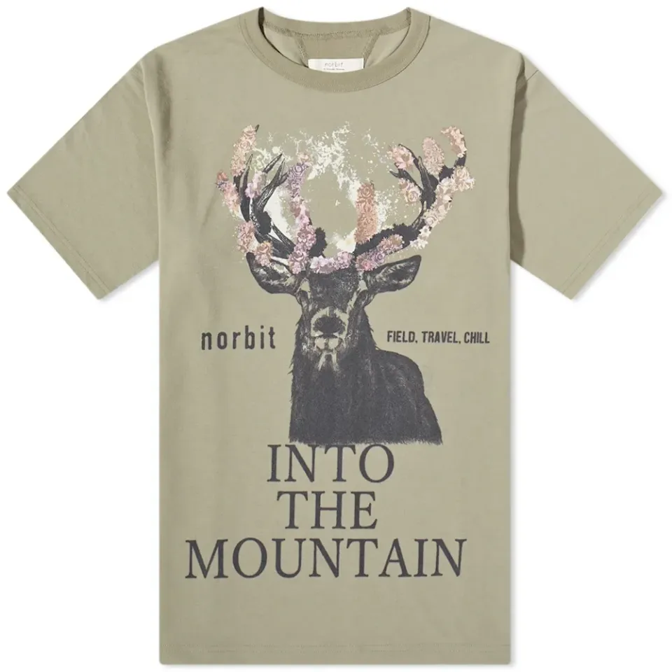 Back Seam Print T-Shirt