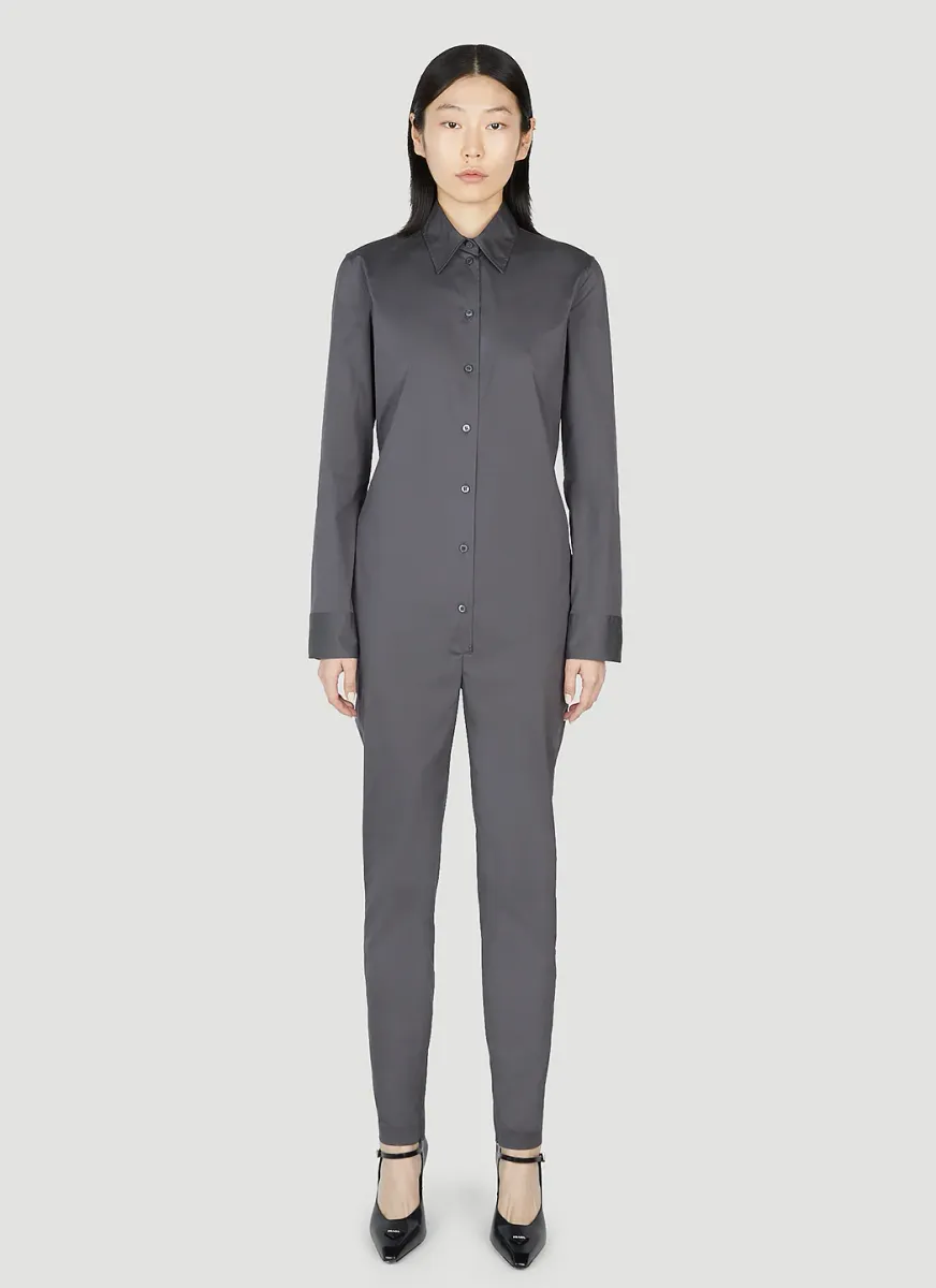 Classic Collar Jumpsuit