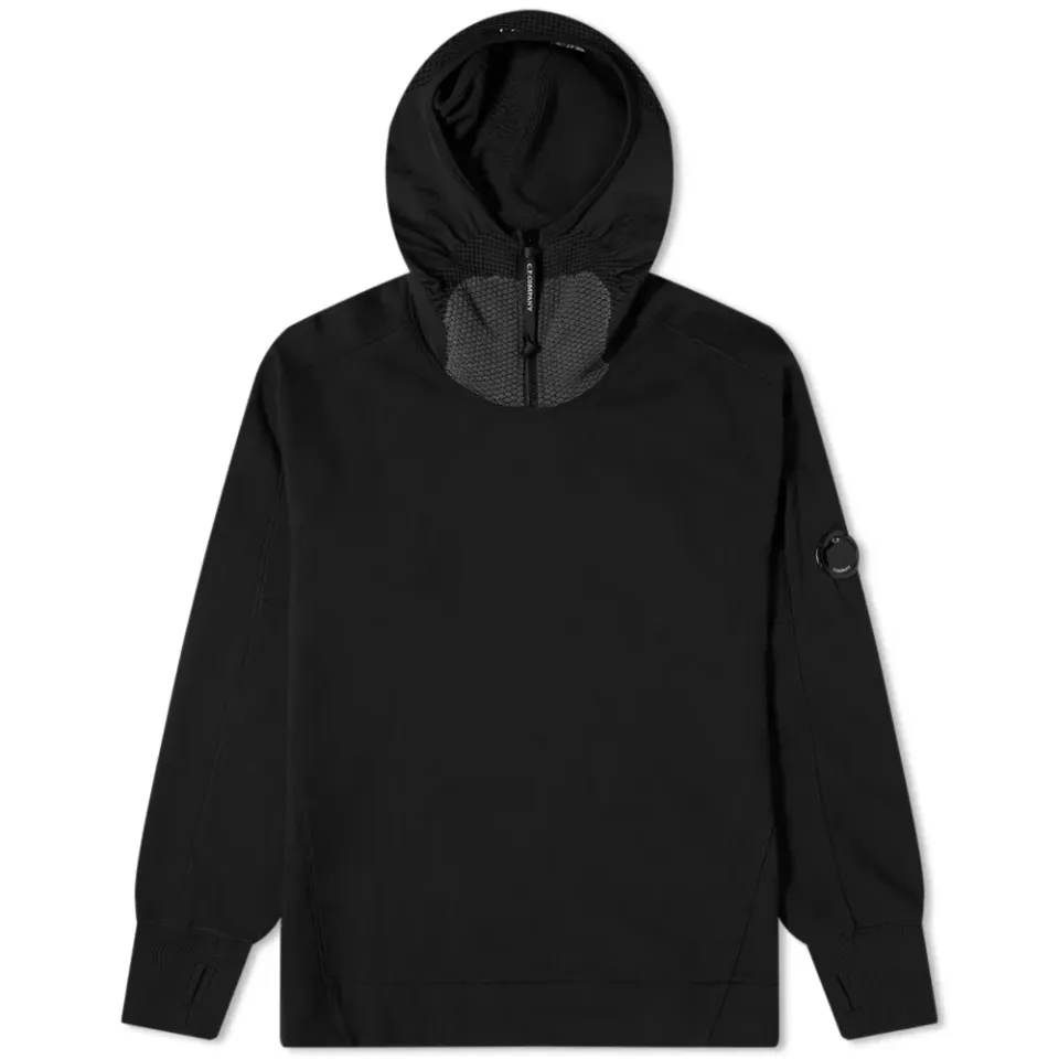 Zip High Neck Popover Hoody