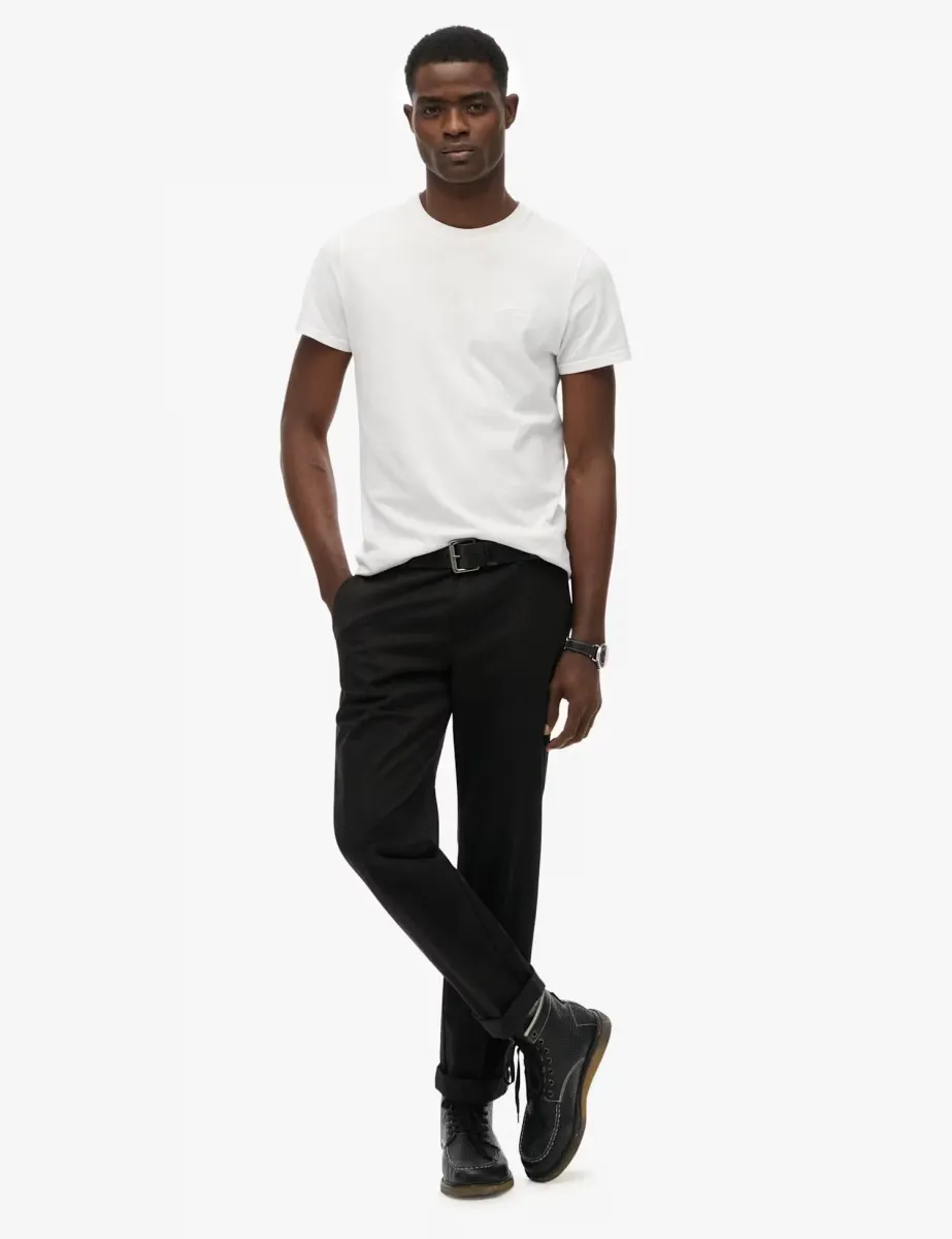Regular Fit Chinos Black