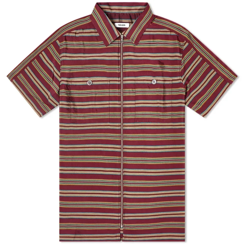 Stripe Zip Shirt