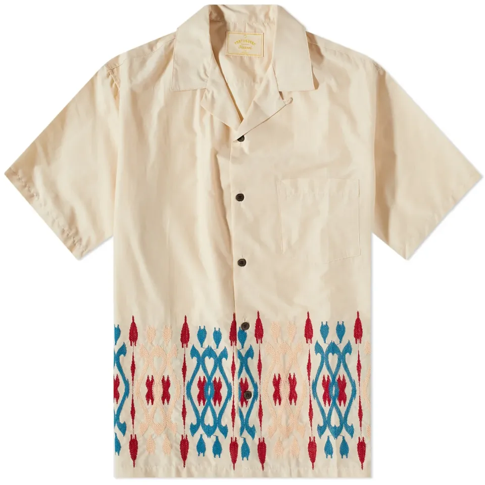 Melted Embroidered Vacation Shirt