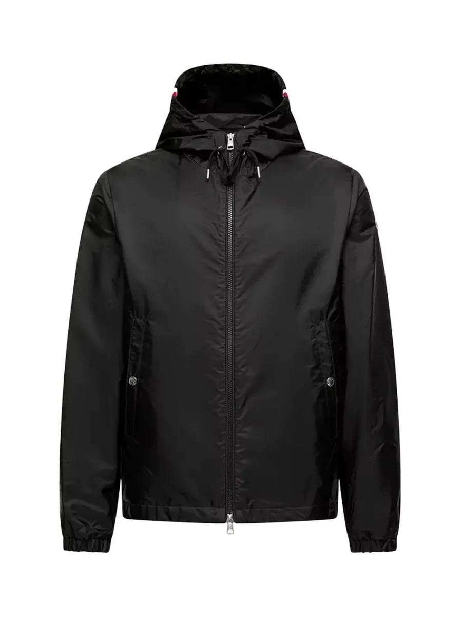 Men Grimpeurs Hooded Windbreaker Black