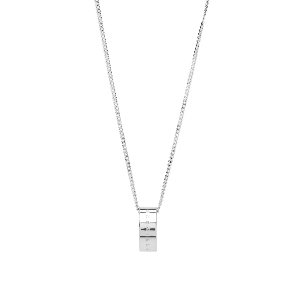Text Logo Ring Necklace