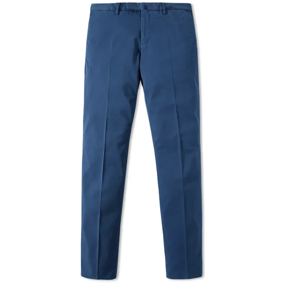 Garment Dyed Slim Fit Stretch Chino
