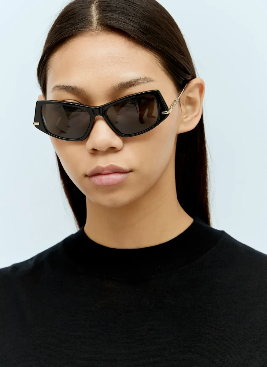 Cat-Eye Logo Sunglasses