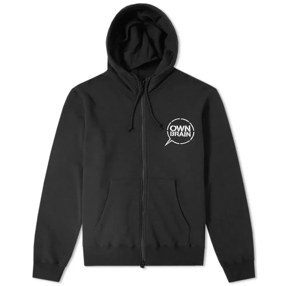 Own Brain by A.Four Labs Zip Hoody