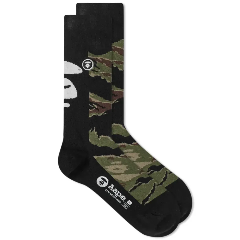 AAPE Tiger Camo Sock