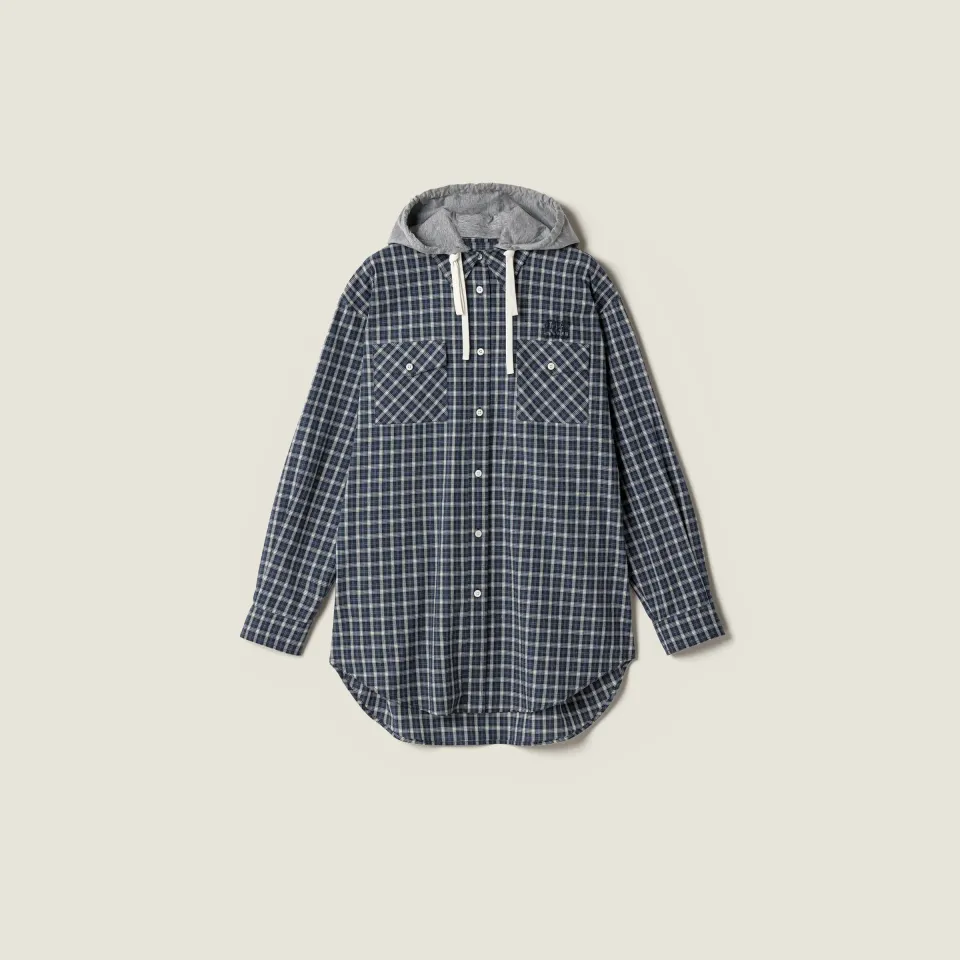 Checked flannel shirt