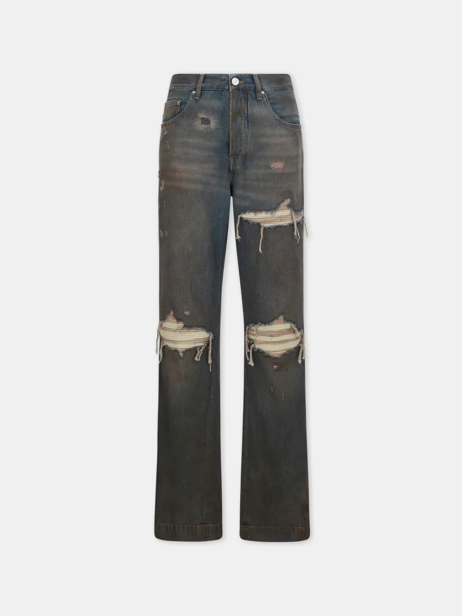 STRAIGHT FLARE MX1 JEAN - Dark Dust