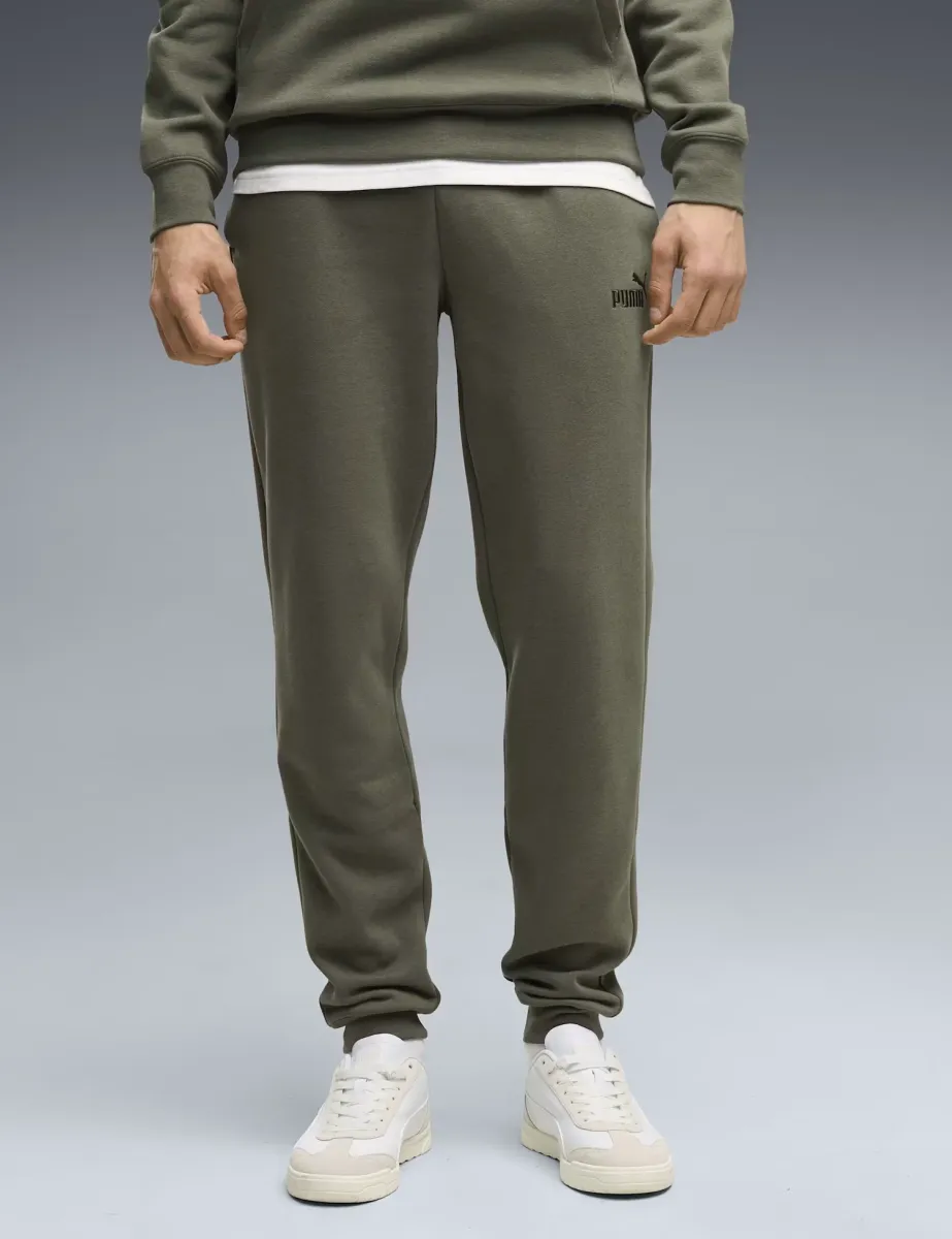 Essentials No.1 Logo Cuffed Joggers Dark Khaki