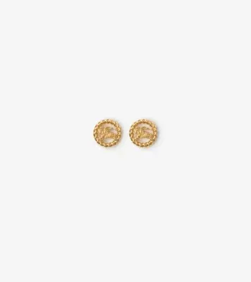 Knight Stud Earrings​ in Gold