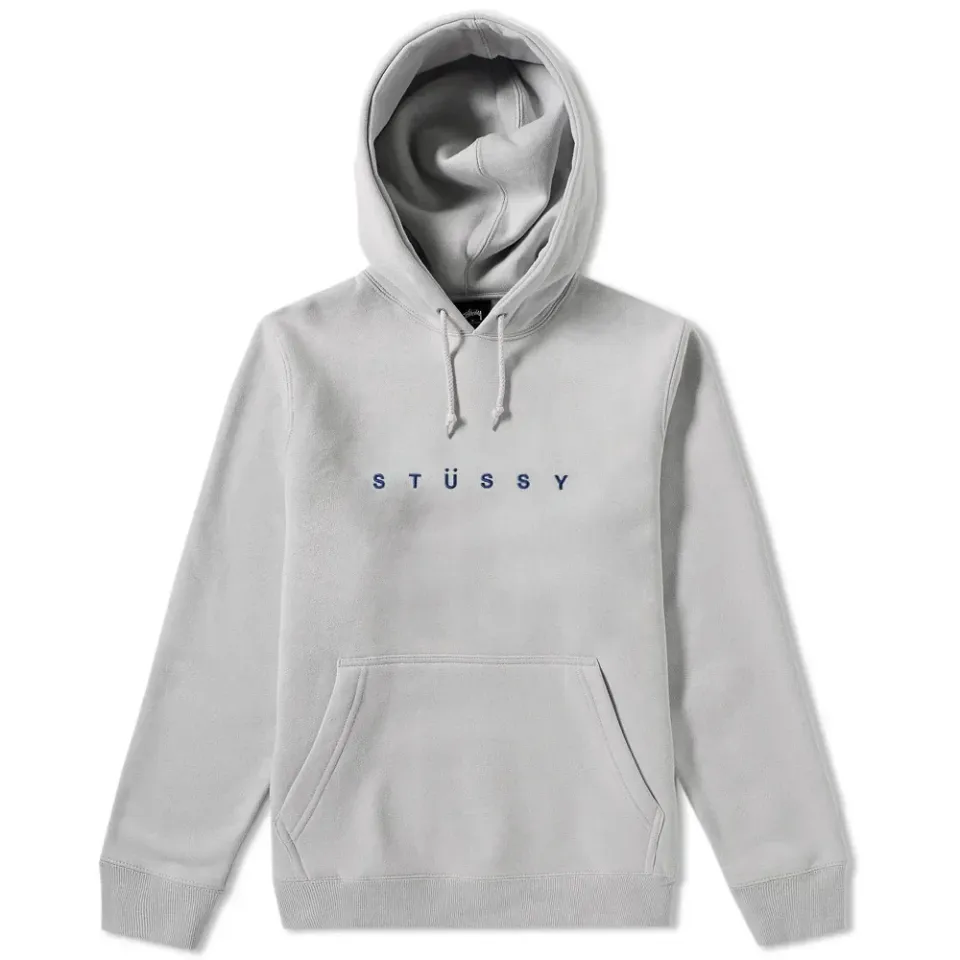 Helvetica Spread Applique Hoody