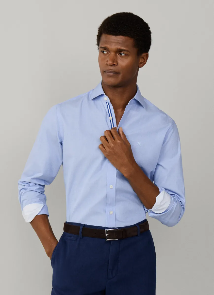 Tailored Fit End On End Multi Shirt