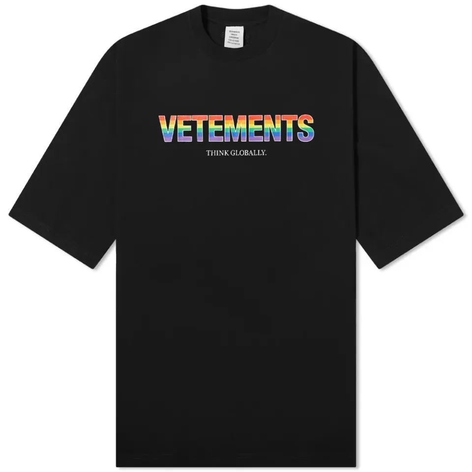 Rainbow Logo Oversized T-Shirt