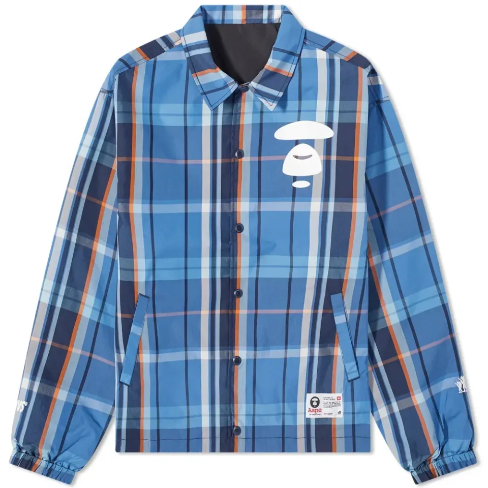 AAPE Plaid Coach Jacket