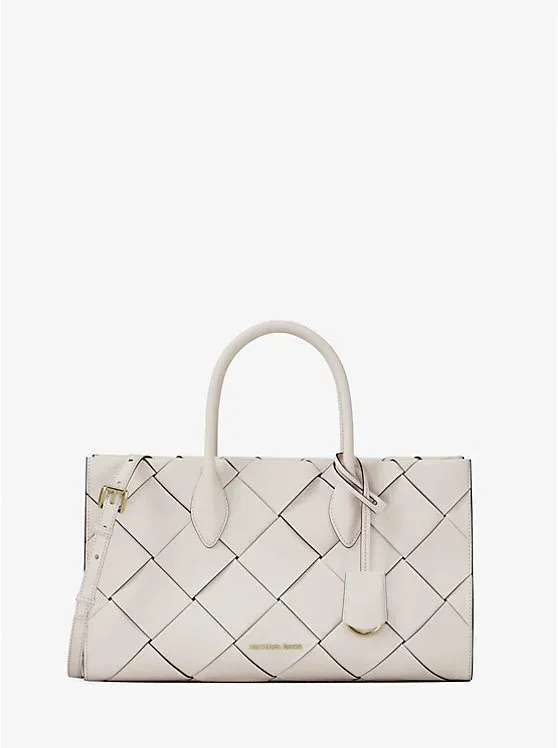 Mirella Medium Woven Satchel