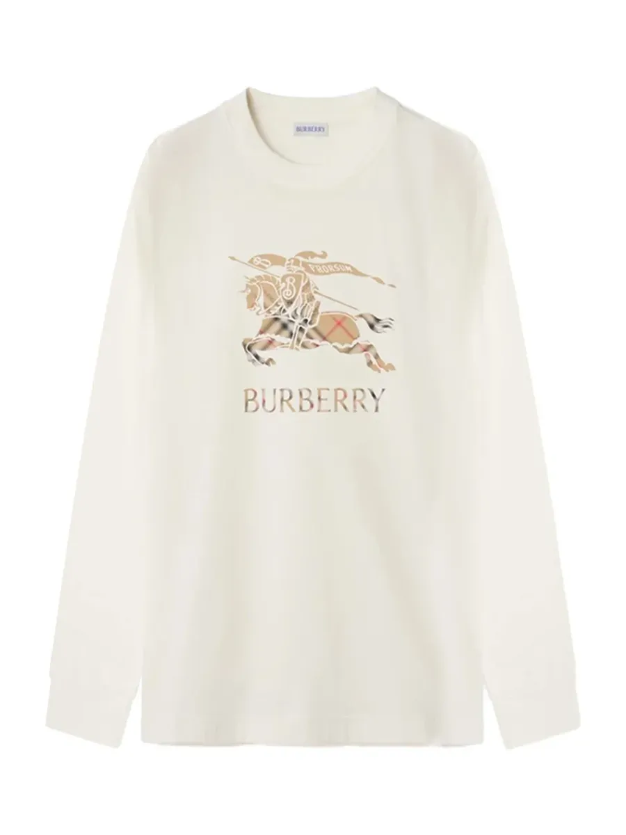 Men Long Sleeve T-Shirt Chalk