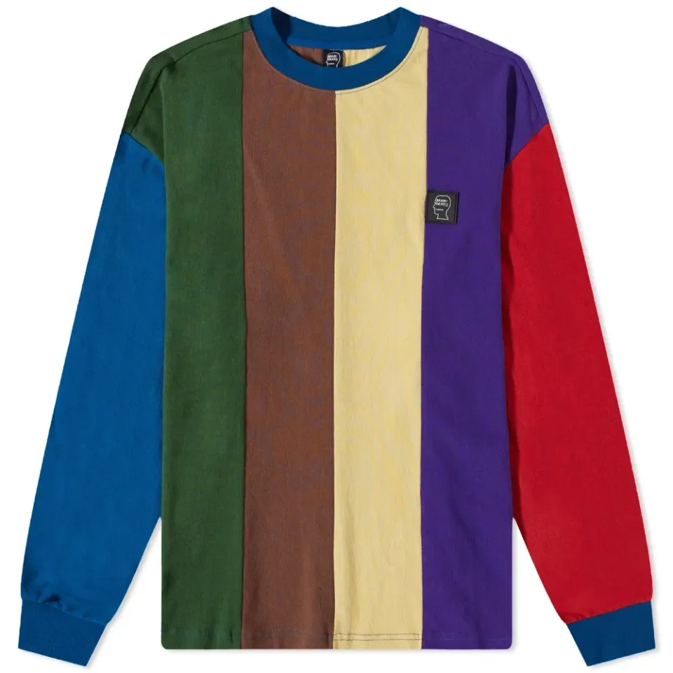 Vet Paneled Long Sleeve Mock Neck