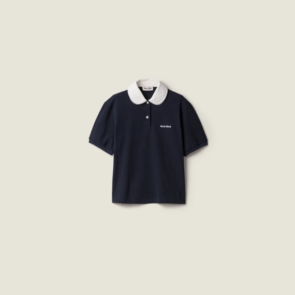 Piqué polo shirt