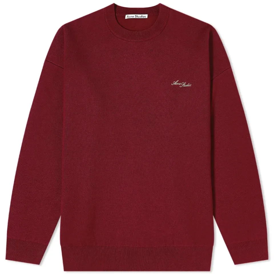 Krew Oversize Logo Crew Knit