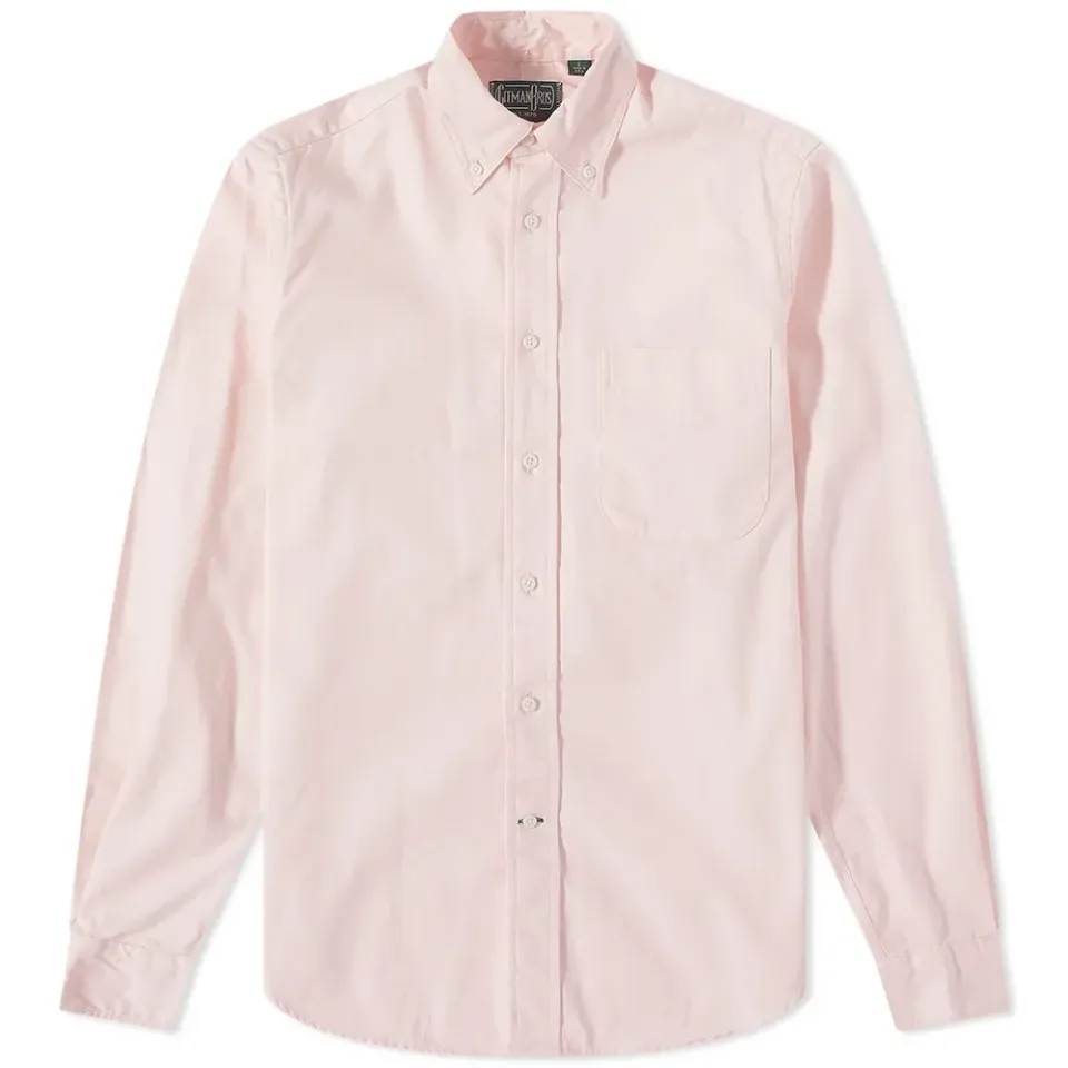 Button Down Overdyed Oxford Shirt - END. Excl