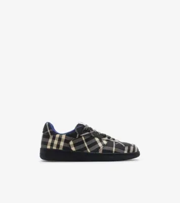 Check Terrace Sneakers in Black