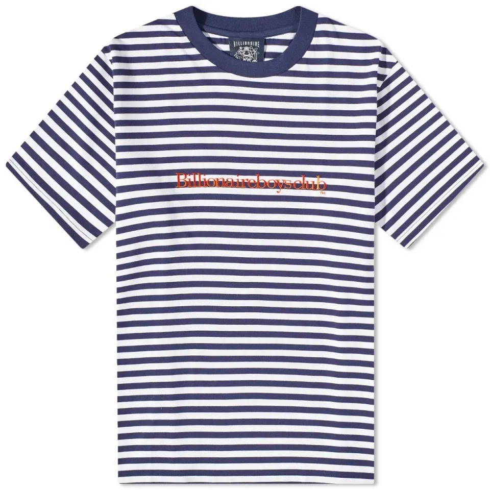 Serif Logo Stripe T-Shirt