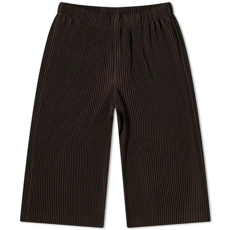 Pleated Cropped Pant
