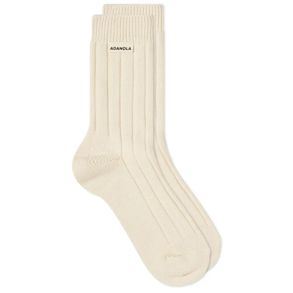 Chunky Cotton Rib Socks
