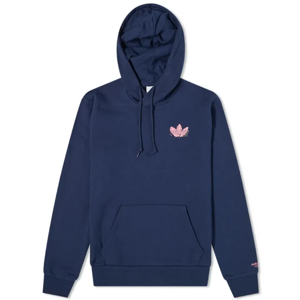 Graphic Trefoil Logo Hoodie