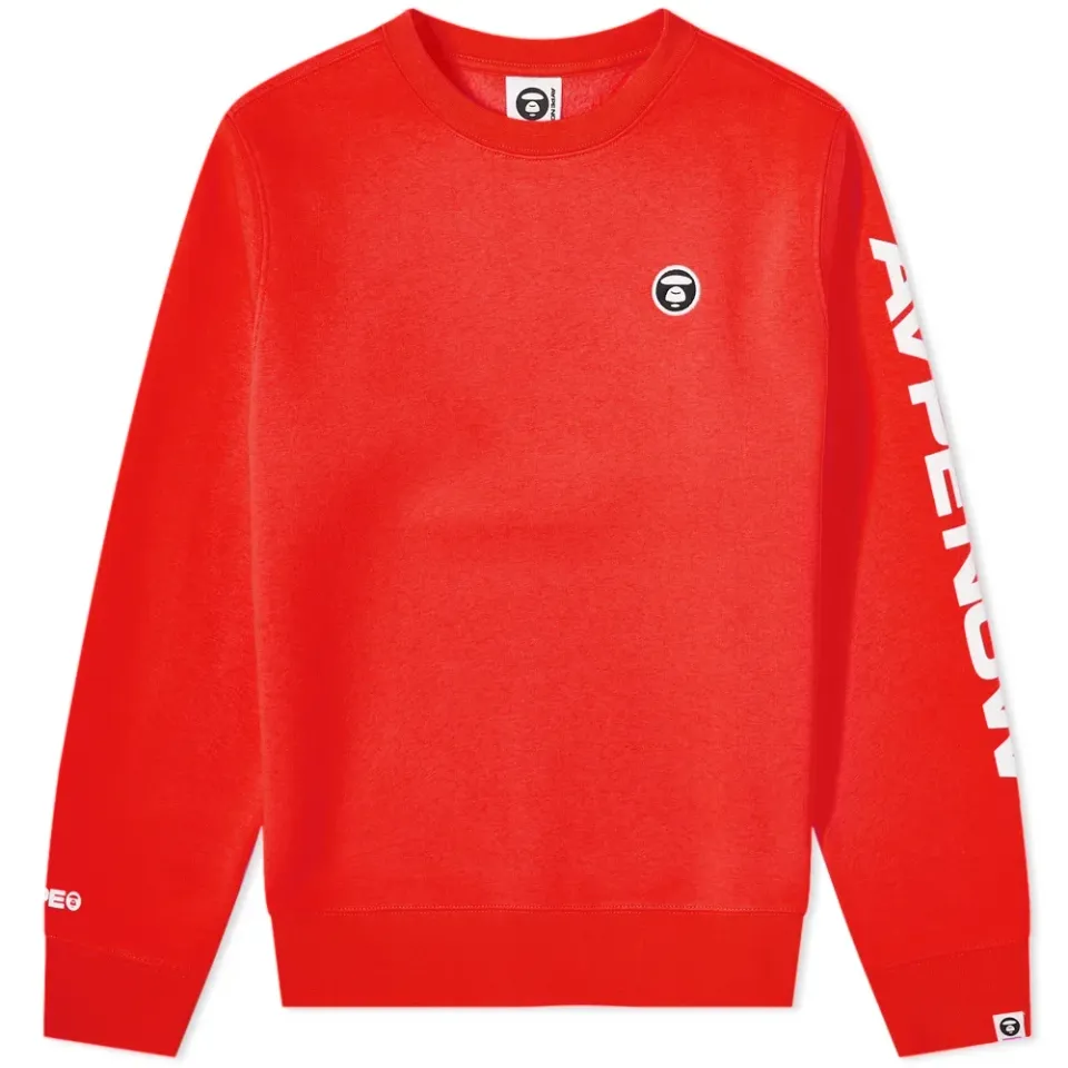 AAPE Logo Arm Crew Sweat