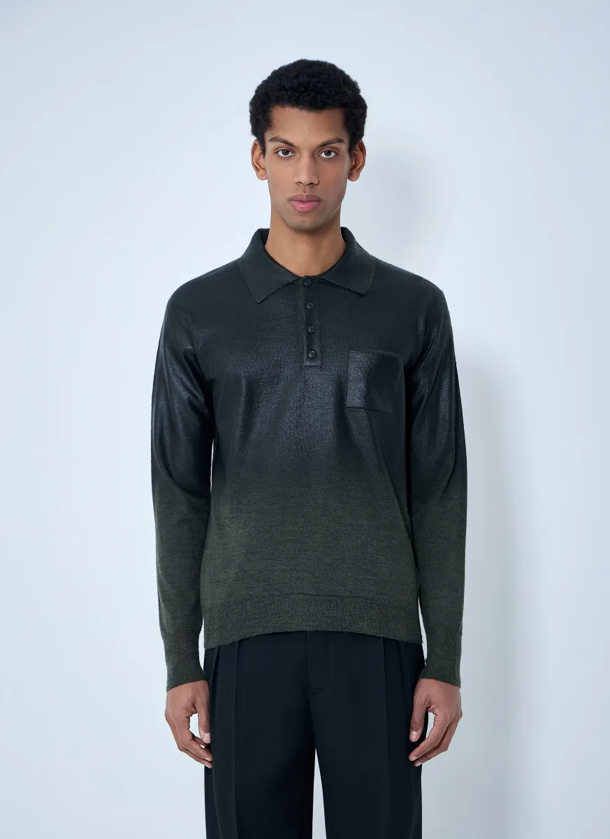 Long Sleeve Polo Shirt